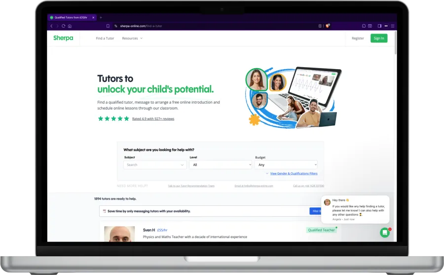 1. Search for a tutor