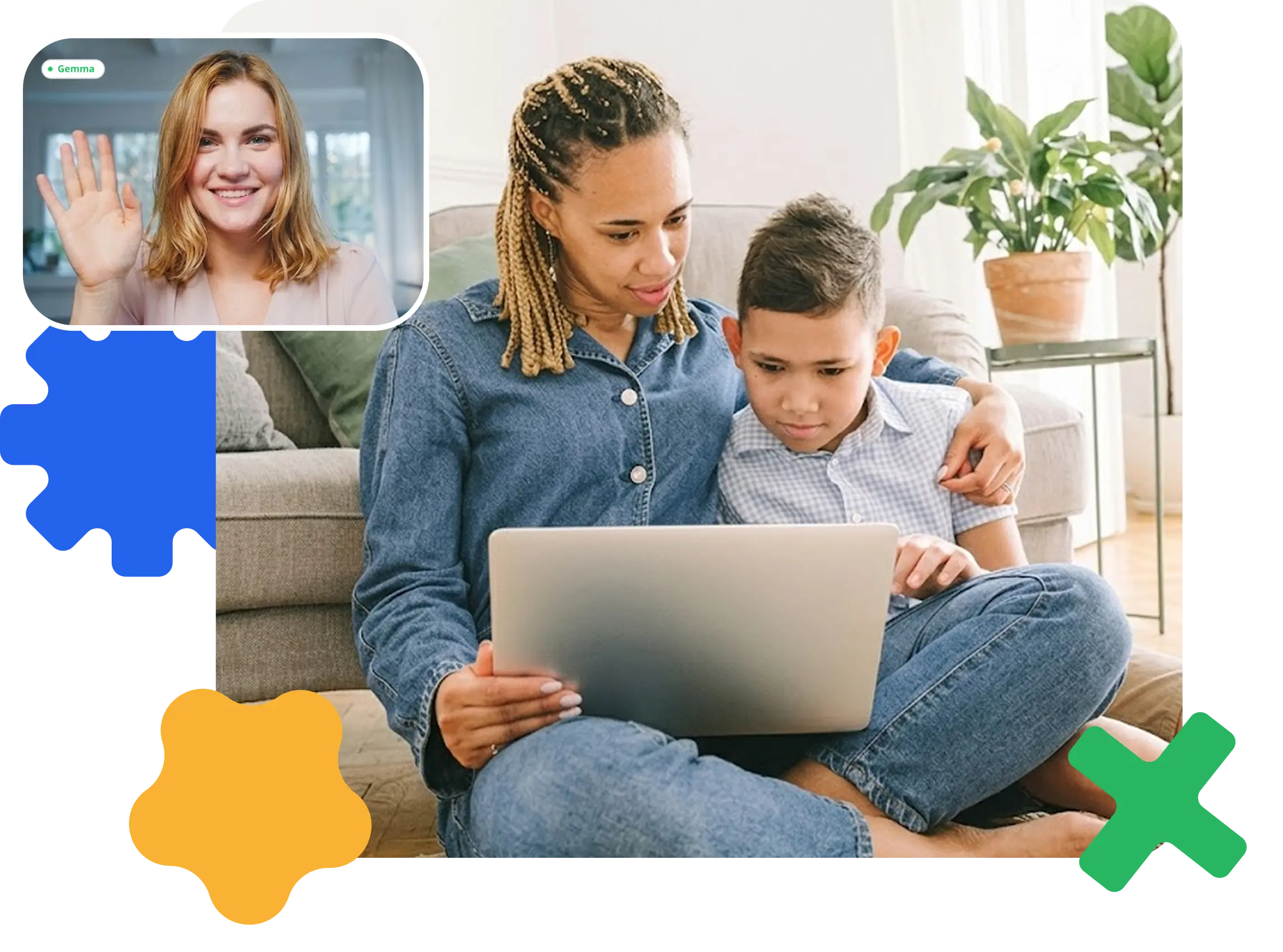 SEND tutors helping students learn online